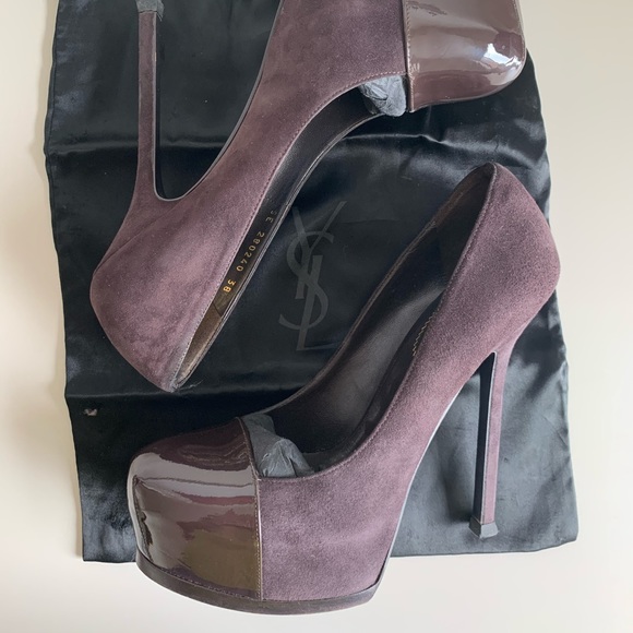 YSL Yves Saint Laurent Cap Toe Pump - Picture 7 of 8